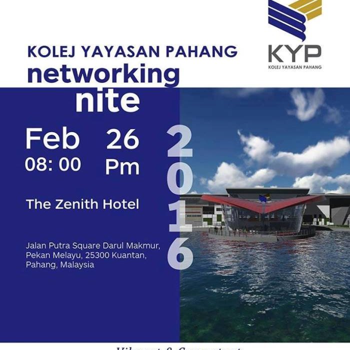 Kolej Yayasan Pahang Networking Nite