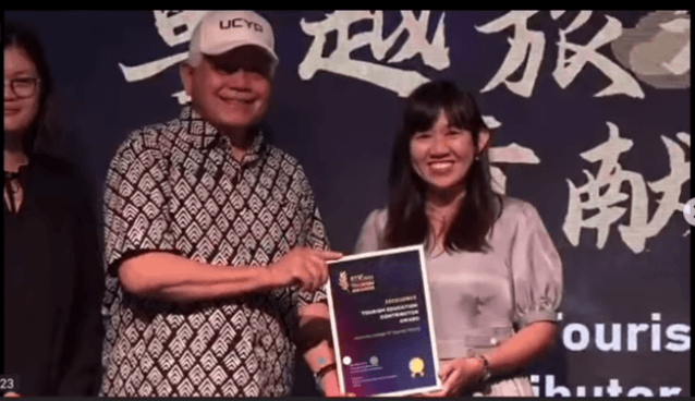 UCYP Receives Excellence Tourism Education Contributor Award for its Contributions in Advancing Pahang’s Tourism Industry
